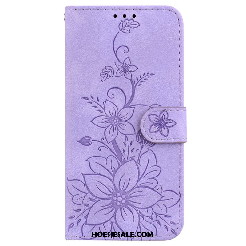 Flip Case Leren Oppo Reno 11 Pro 5g Floraliën