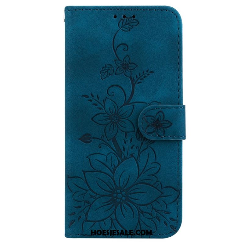 Flip Case Leren Oppo Reno 11 Pro 5g Floraliën