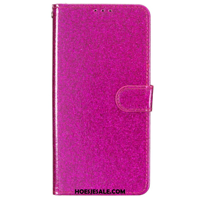 Flip Case Leren Samsung Galaxy A16 5g Glitters