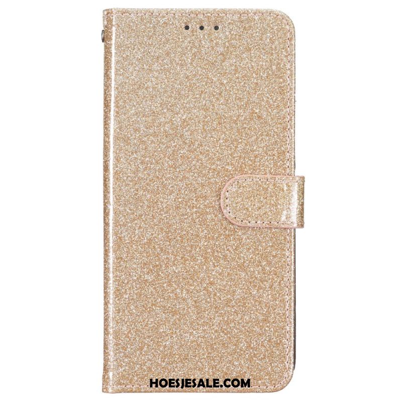 Flip Case Leren Samsung Galaxy A16 5g Glitters