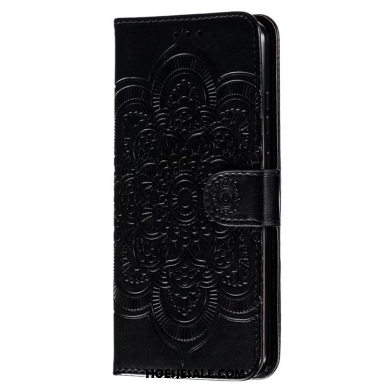 Flip Case Leren Samsung Galaxy A16 5g Mandala-bandpatroon