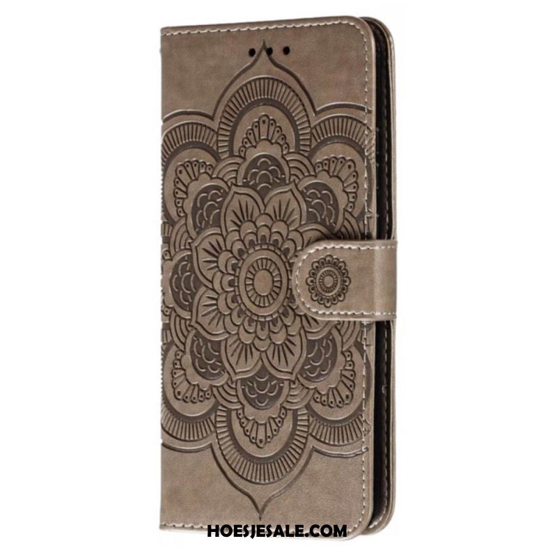 Flip Case Leren Samsung Galaxy A16 5g Mandala-bandpatroon