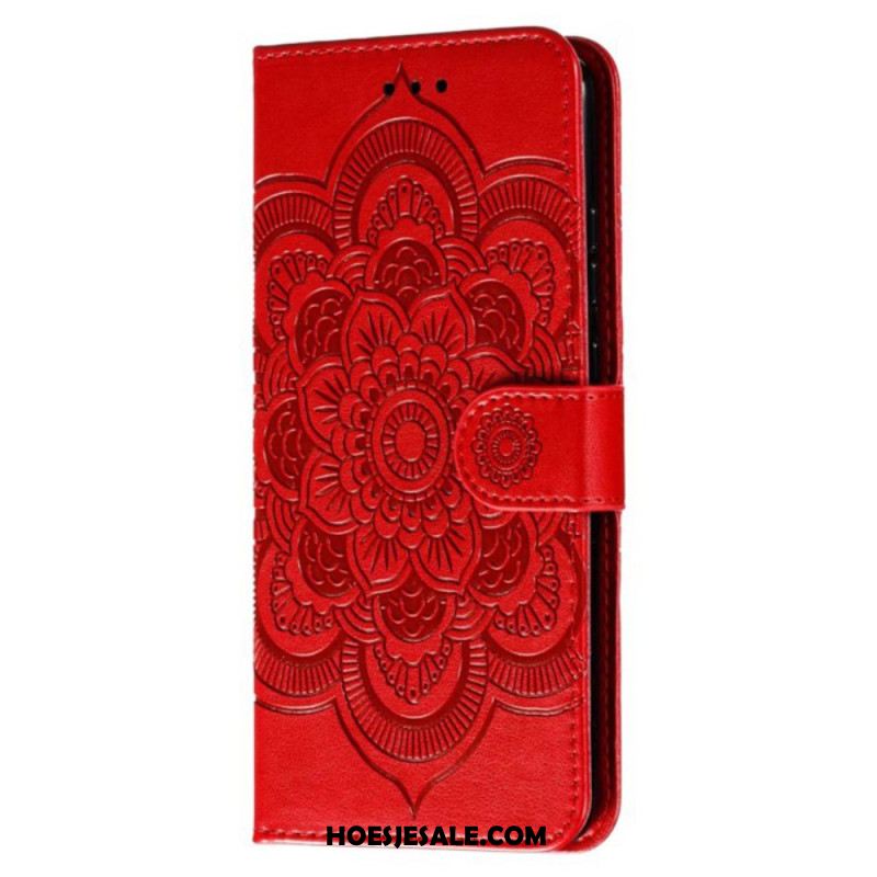 Flip Case Leren Samsung Galaxy A16 5g Mandala-bandpatroon