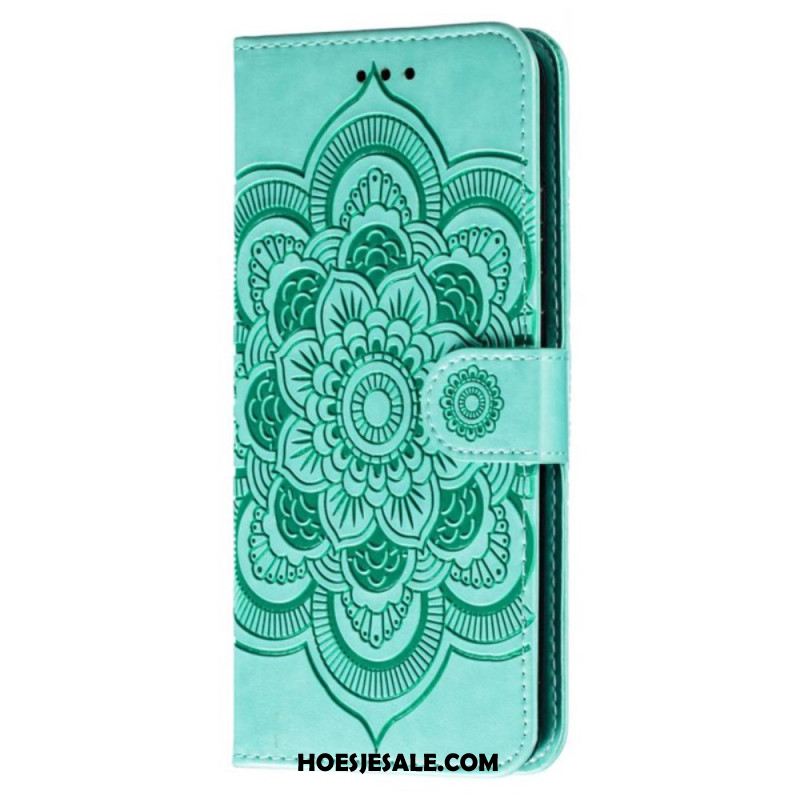 Flip Case Leren Samsung Galaxy A16 5g Mandala-bandpatroon