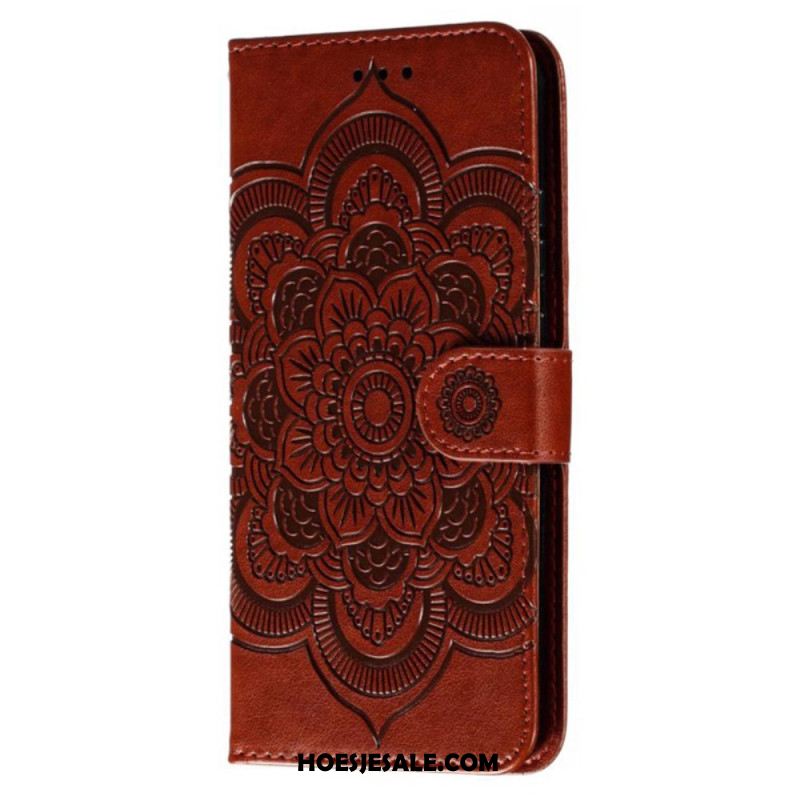 Flip Case Leren Samsung Galaxy A16 5g Mandala-bandpatroon