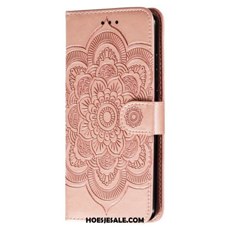 Flip Case Leren Samsung Galaxy A16 5g Mandala-bandpatroon