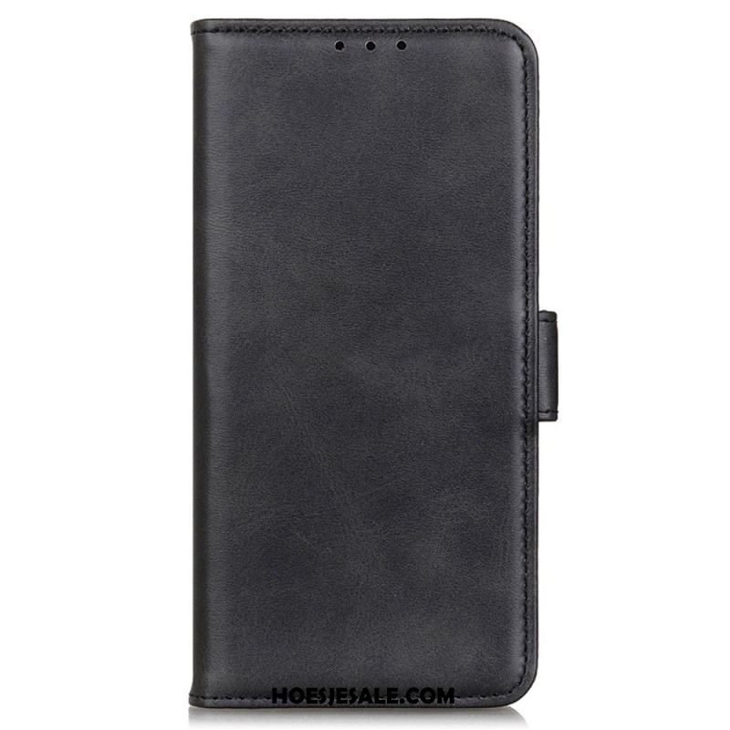 Flip Case Leren Samsung Galaxy A55 5g Dubbele Sluiting