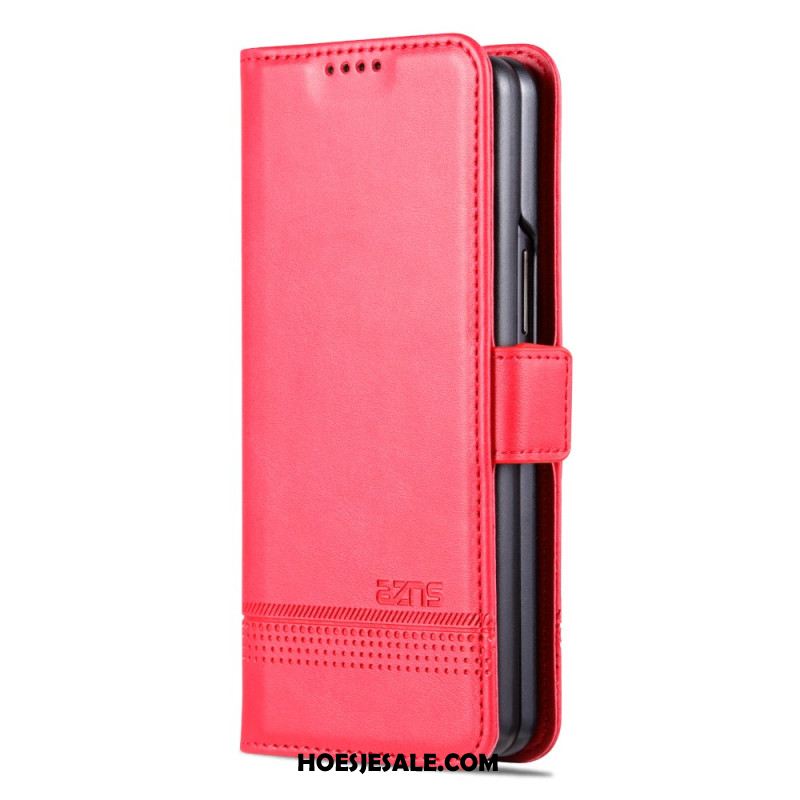 Flip Case Leren Samsung Galaxy Z Fold 5 Azns