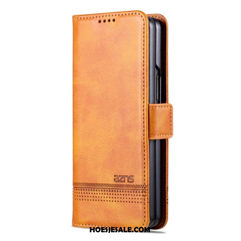 Flip Case Leren Samsung Galaxy Z Fold 5 Azns