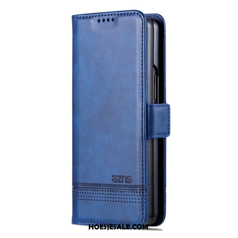 Flip Case Leren Samsung Galaxy Z Fold 5 Azns