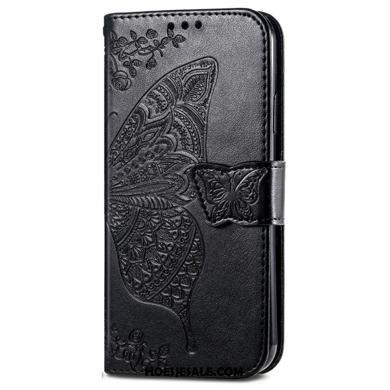 Flip Case Leren Sony Xperia 1 Vi Barokvlinder