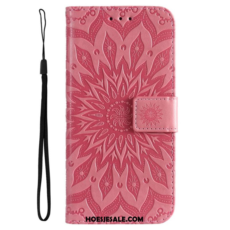 Flip Case Leren Xiaomi 14 Ultra Mandala Met Bandje