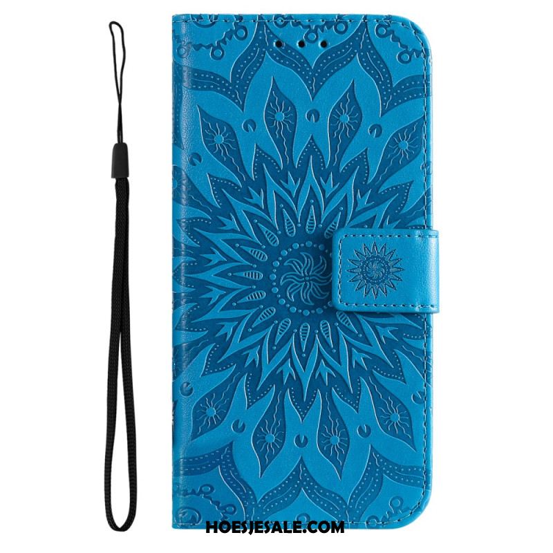 Flip Case Leren Xiaomi 14 Ultra Mandala Met Bandje