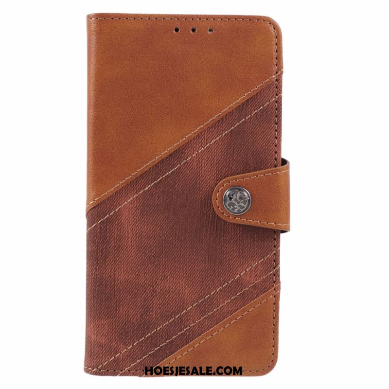 Flip Case Leren Xiaomi Redmi Note 13 5g Bi-textuur