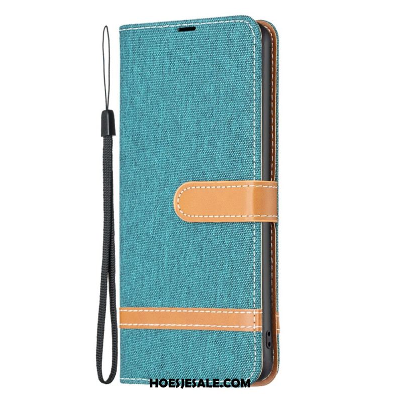 Flip Case Leren Xiaomi Redmi Note 13 Pro 4g Bandstof