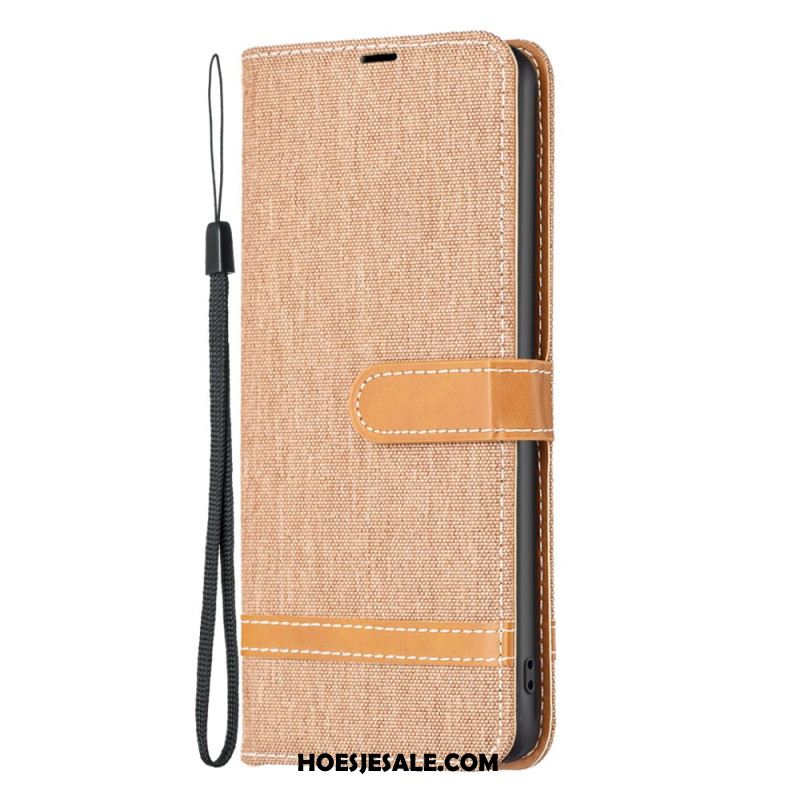 Flip Case Leren Xiaomi Redmi Note 13 Pro 4g Bandstof