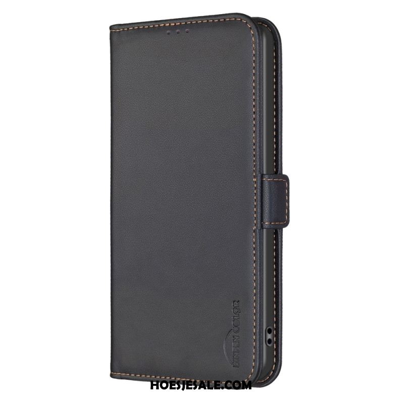 Flip Case Leren Xiaomi Redmi Note 13 Pro Plus 5g Binfen Kleur