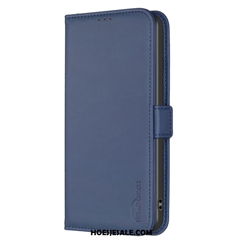 Flip Case Leren Xiaomi Redmi Note 13 Pro Plus 5g Binfen Kleur