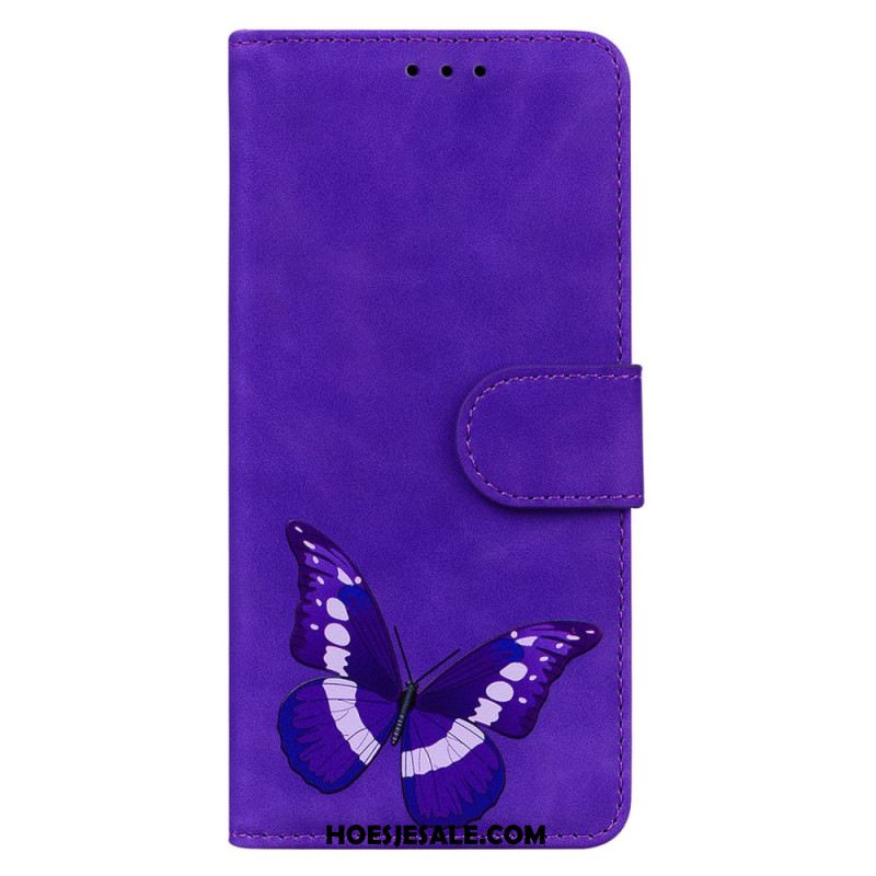 Flip Case Leren Xiaomi Redmi Note 13 Pro Plus 5g Vlinder