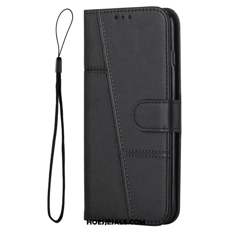 Flip Case Leren iPhone 16 Plus Zakelijk