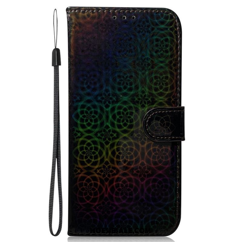 Flip Case Leren iPhone 16 Pro Max Discostijl