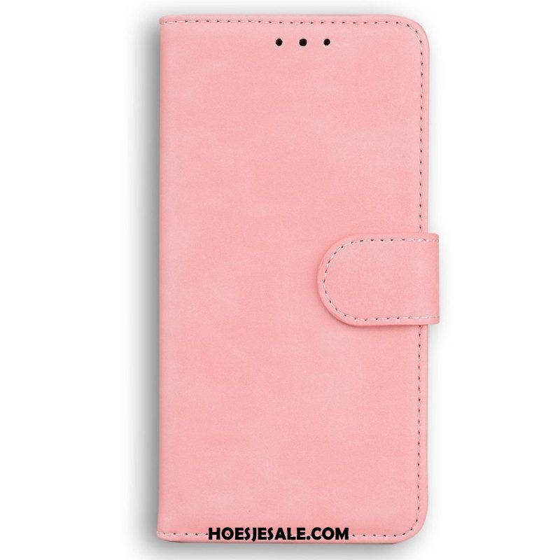 Flip Case voor Oppo Reno 8 Couture-leereffect