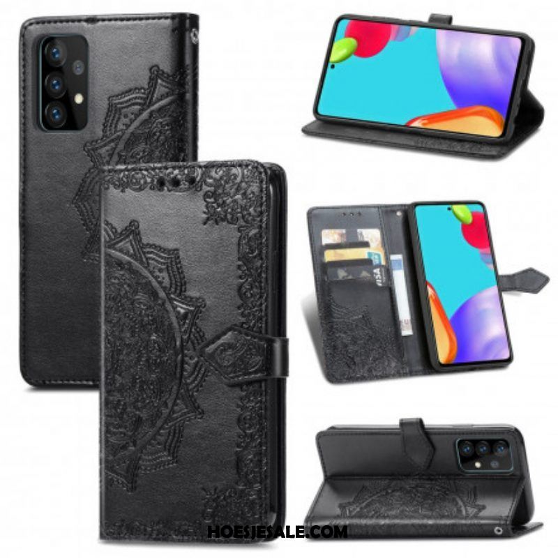 Flip Case voor Samsung Galaxy A52 4G / A52 5G / A52s 5G Mandala Middeleeuwen