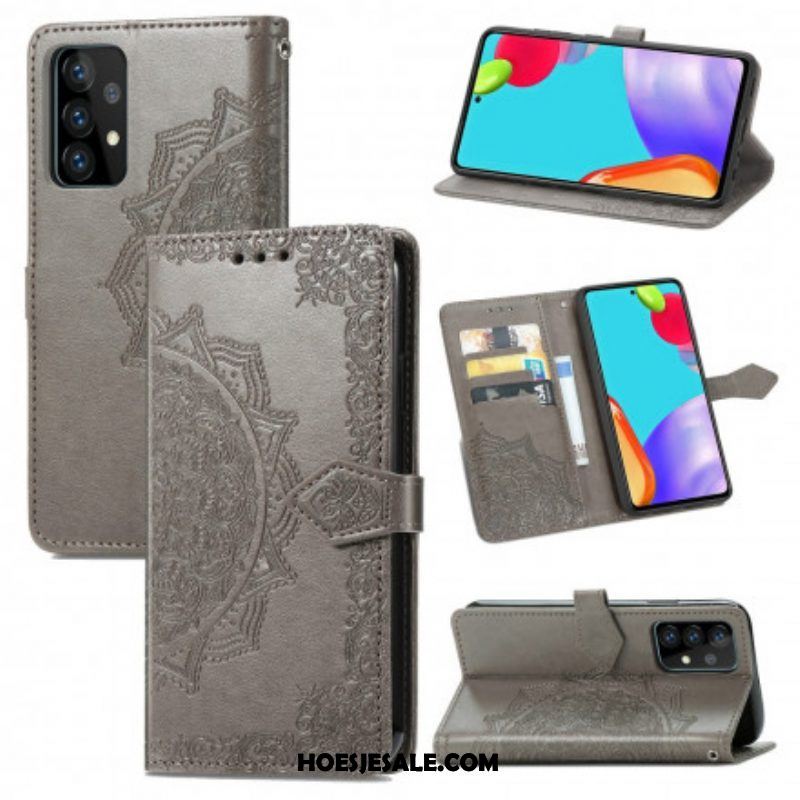 Flip Case voor Samsung Galaxy A52 4G / A52 5G / A52s 5G Mandala Middeleeuwen