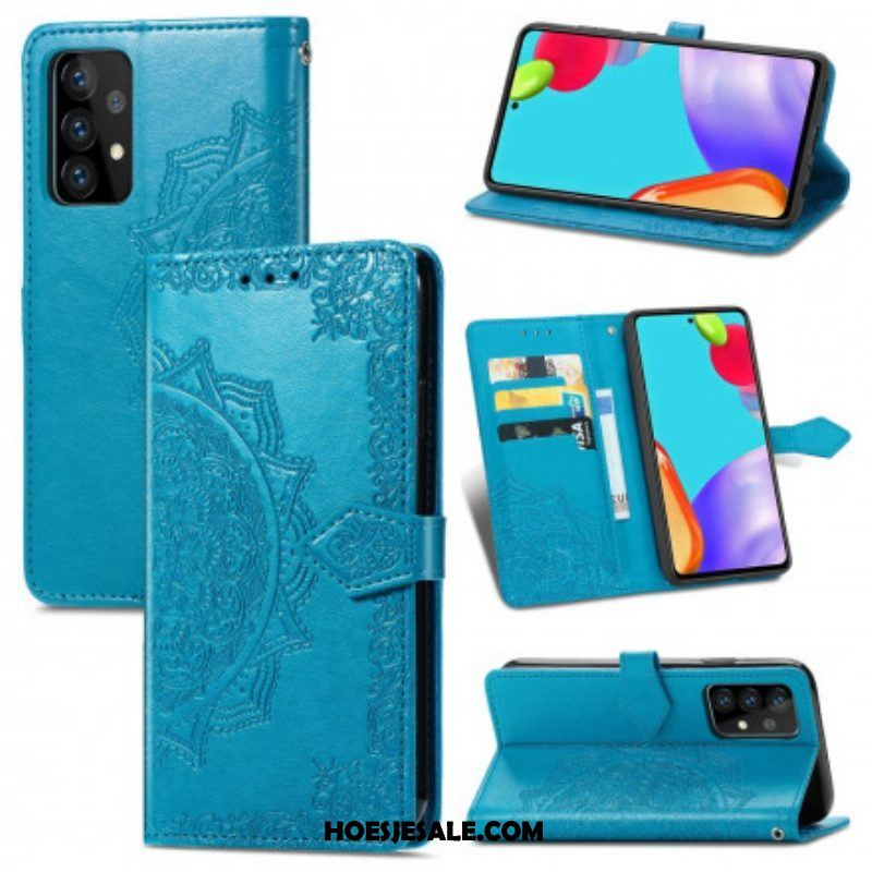 Flip Case voor Samsung Galaxy A52 4G / A52 5G / A52s 5G Mandala Middeleeuwen