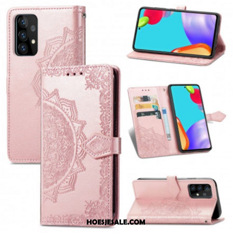 Flip Case voor Samsung Galaxy A52 4G / A52 5G / A52s 5G Mandala Middeleeuwen