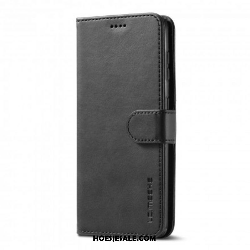 Flip Case voor Samsung Galaxy S21 5G Lc.imeeke Ledereffect