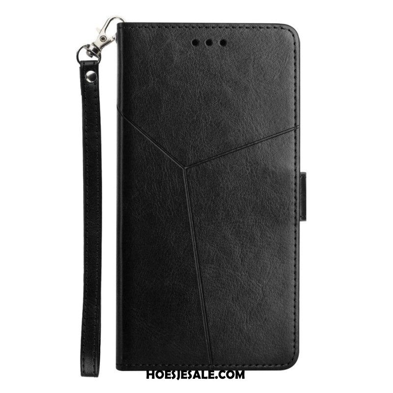 Flip Case voor Sony Xperia 1 IV Met Ketting Y-patroon Met Bandjes