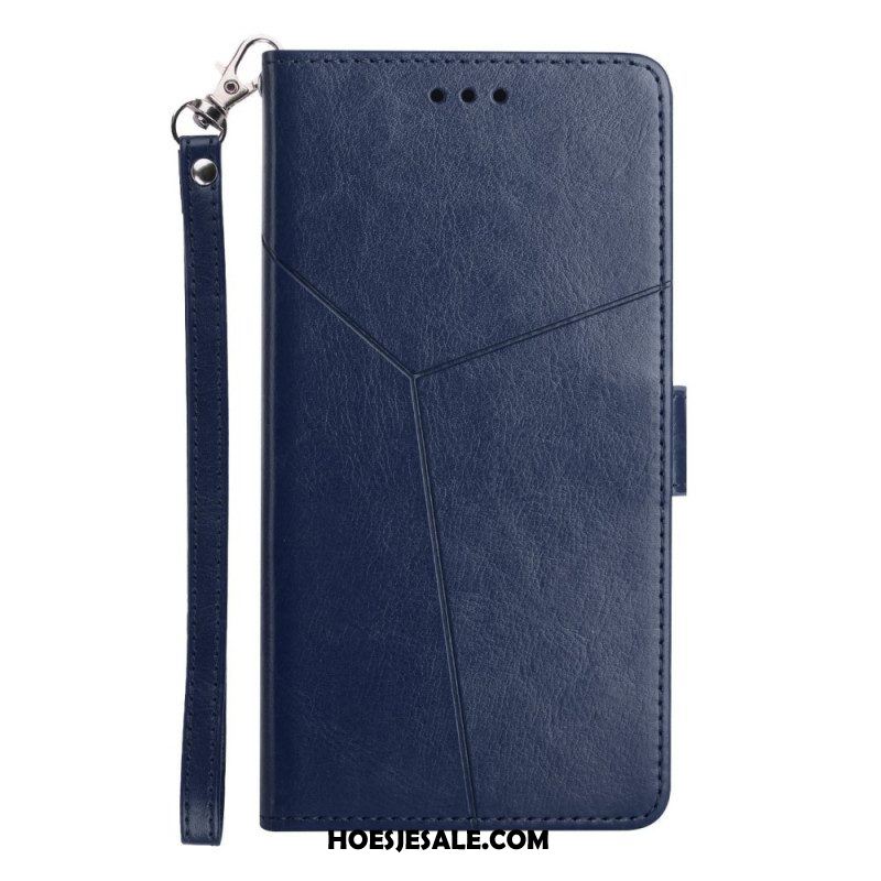 Flip Case voor Sony Xperia 1 IV Met Ketting Y-patroon Met Bandjes