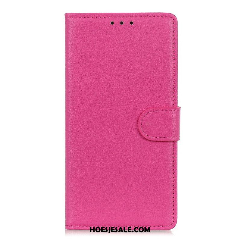 Flip Case voor Sony Xperia 10 IV Traditioneel Kunstleer