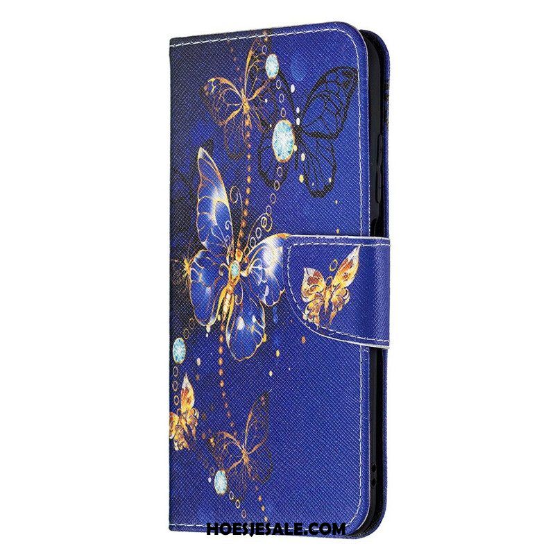 Flip Case voor Xiaomi Redmi Note 10 5G Ongelooflijke Vlinders