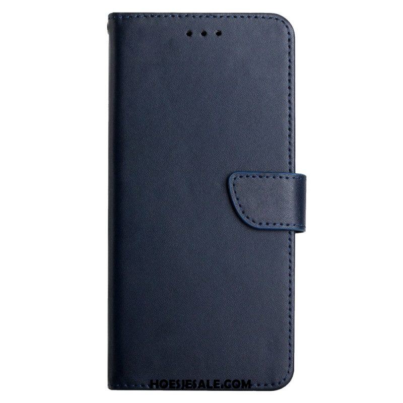 Flip Case voor Xiaomi Redmi Note 12 5G Echt Nappaleer