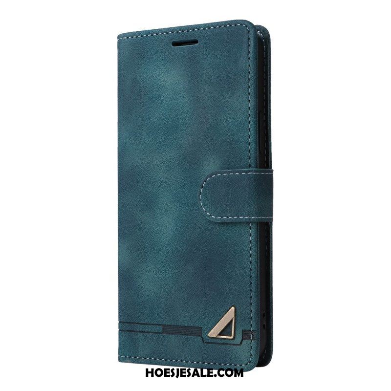 Flip Case voor Xiaomi Redmi Note 12 5G Leren Styling