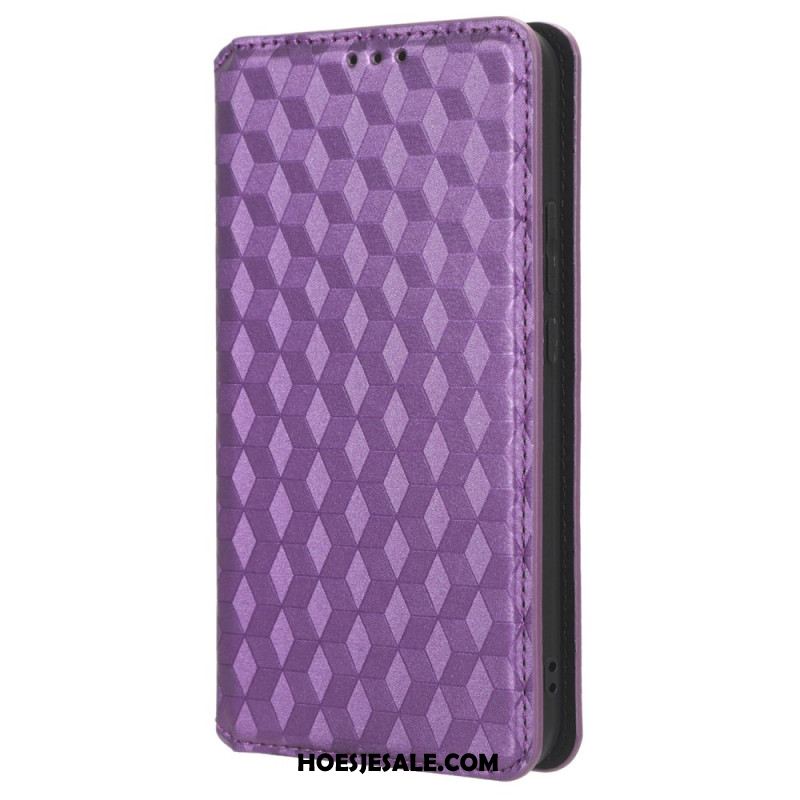 Folio-hoesje Huawei Nova 12s 3d Diamanten Bescherming Hoesje