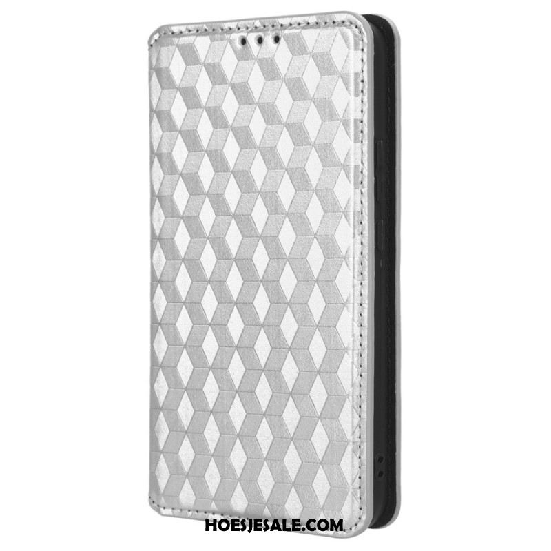 Folio-hoesje Huawei Nova 12s 3d Diamanten Bescherming Hoesje