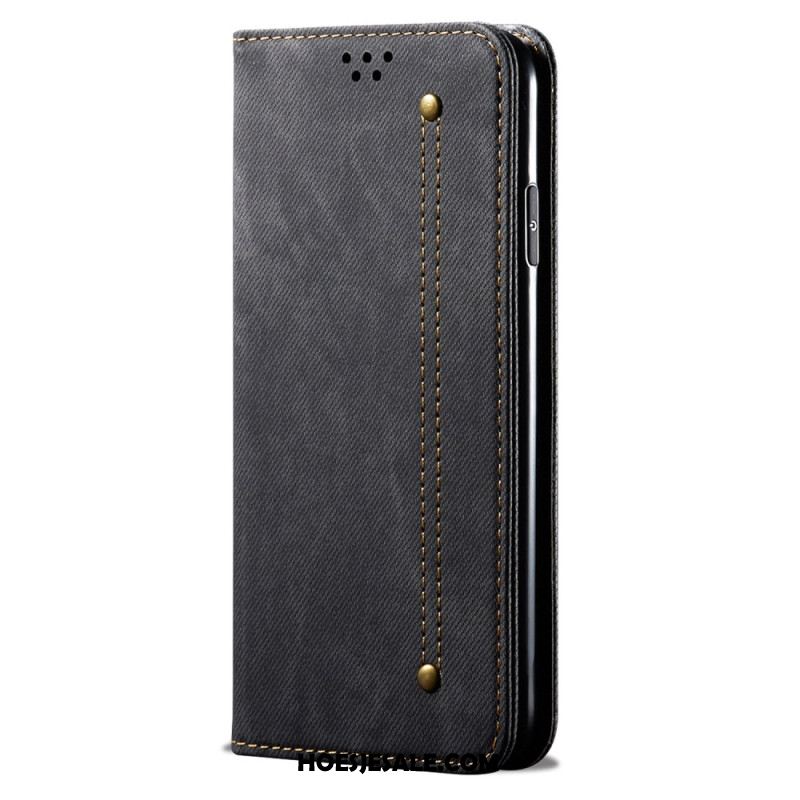 Folio-hoesje Oneplus 12 5g Jeansstof