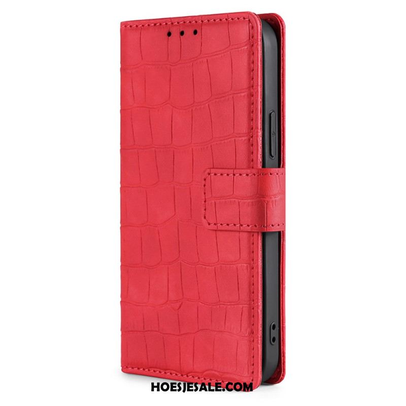 Folio-hoesje Oneplus 12 5g Krokodileffect