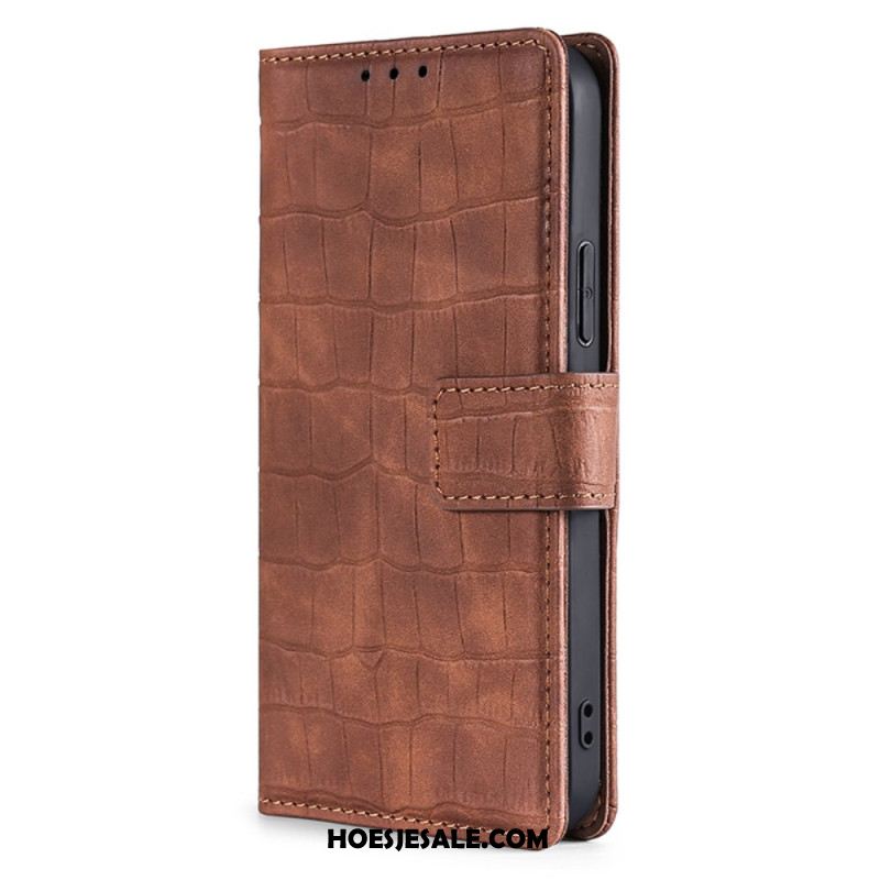 Folio-hoesje Oneplus 12 5g Krokodileffect