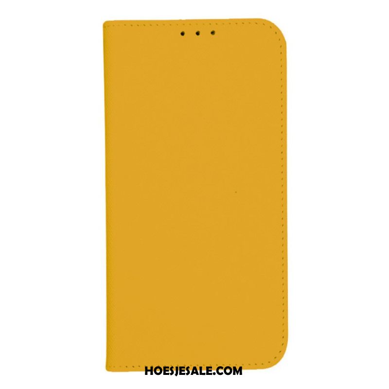 Folio-hoesje Oneplus 12 5g Kruistextuur Bescherming Hoesje