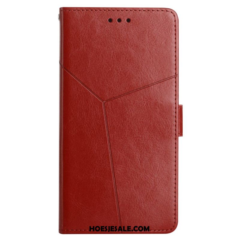 Folio-hoesje Oneplus 12 5g Telefoonhoesje Y-riemontwerp