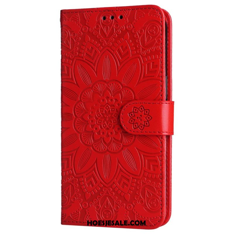 Folio-hoesje Oneplus 12r Prachtige Mandala Met Riem