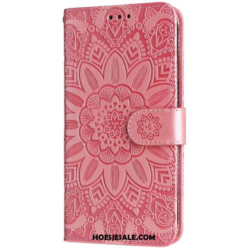 Folio-hoesje Oneplus 12r Prachtige Mandala Met Riem