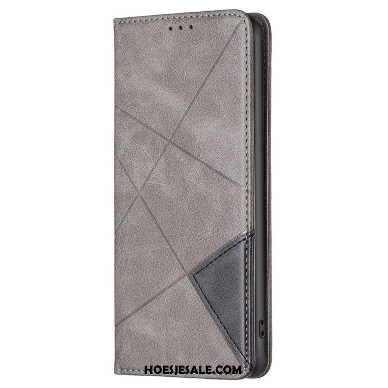 Folio-hoesje Oppo A98 5g Telefoonhoesje Geometrisch Patroon