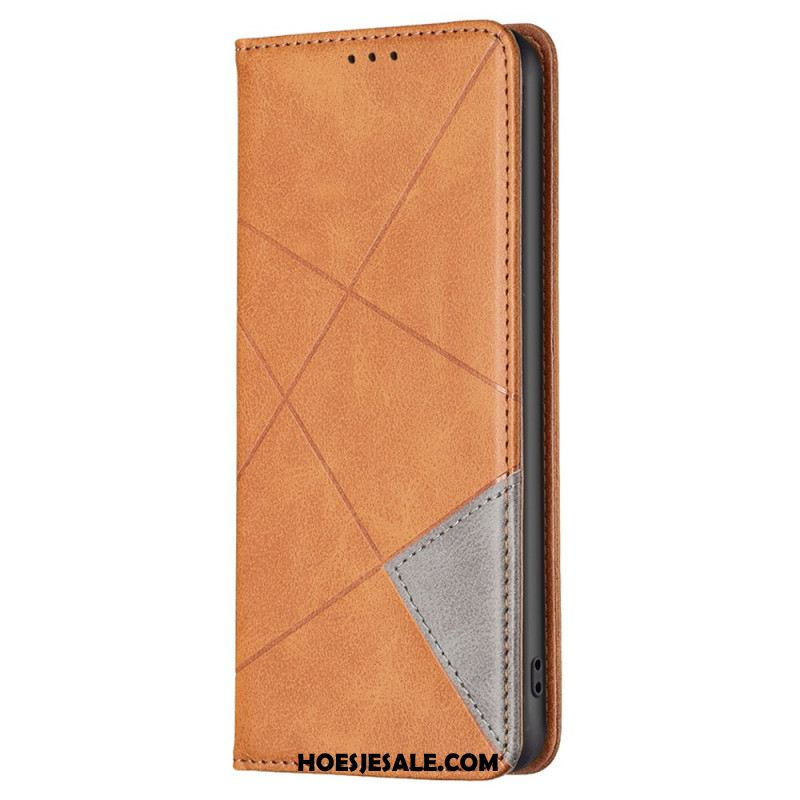 Folio-hoesje Oppo A98 5g Telefoonhoesje Geometrisch Patroon