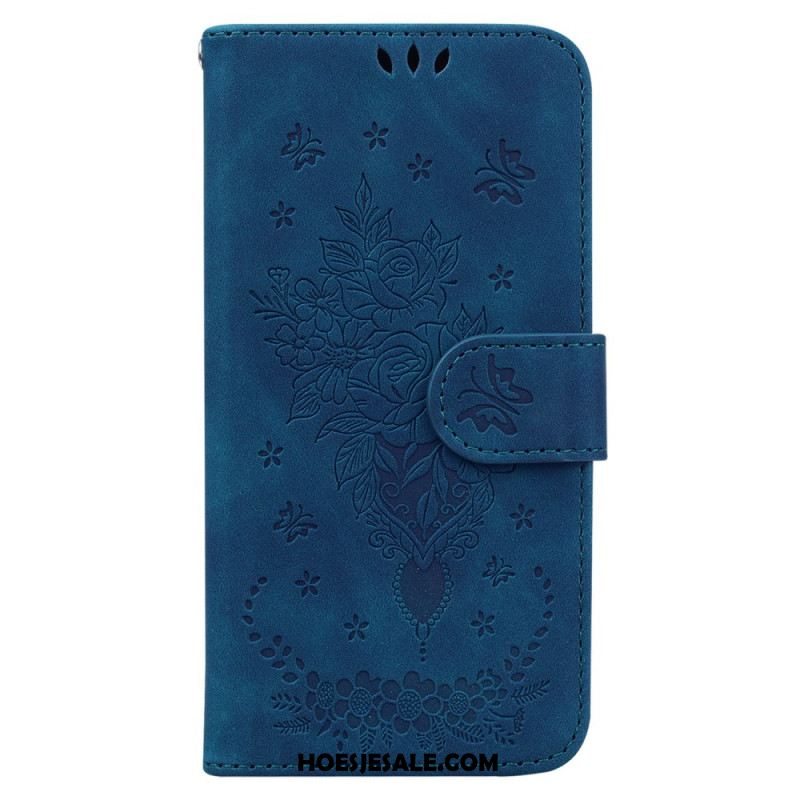 Folio-hoesje Oppo Reno 12 5g Floralie Met Riempje