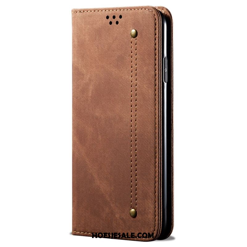 Folio-hoesje Oppo Reno 12 5g Jeansstof